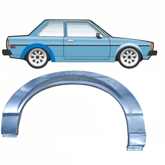 Reparaturni lim stražnjeg blatobrana za Toyota Corolla 1979-1987 / Desno 10805