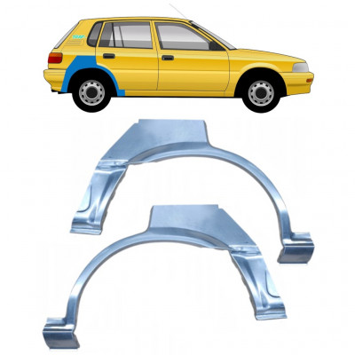 Reparaturni lim stražnjeg blatobrana za Toyota Corolla 1987-1994 / Lijevo+Desno / Set 10335