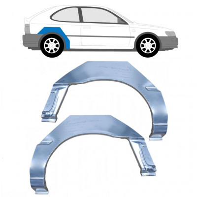 Reparaturni lim stražnjeg blatobrana za Toyota Corolla 1991-1998 / Lijevo+Desno / Set 9402