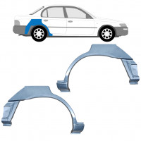 Reparaturni lim stražnjeg blatobrana za Toyota Corolla 1991-1998  SEDAN / Set 12660