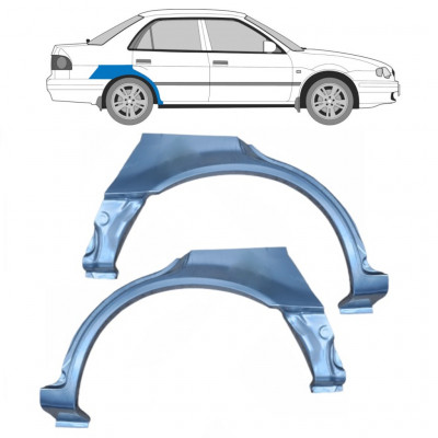 Reparaturni lim stražnjeg blatobrana za Toyota Corolla 1997-2002 / Lijevo+Desno / Set 9212