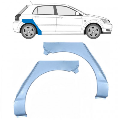 Reparaturni lim stražnjeg blatobrana za Toyota Corolla 2001-2007 / Lijevo+Desno / Set 10564