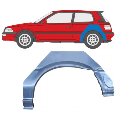 Reparaturni lim stražnjeg blatobrana za Toyota Corolla 1987-1994 / Lijevo 8642