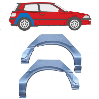 Reparaturni lim stražnjeg blatobrana za Toyota Corolla 1987-1994 / Lijevo+Desno / Set 10334