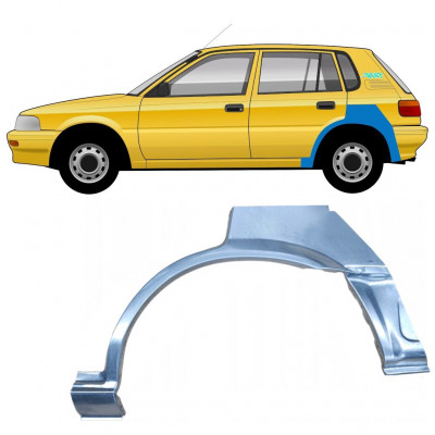 Reparaturni lim stražnjeg blatobrana za Toyota Corolla 1987-1994 / Lijevo 8644