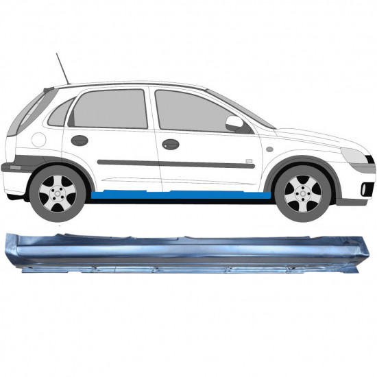 Lim praga za Opel Corsa 2000-2010 / Desno 6875