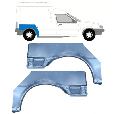 Reparaturni lim stražnjeg blatobrana za Ford Courier 1989-1995 / Lijevo+Desno / Set 10255