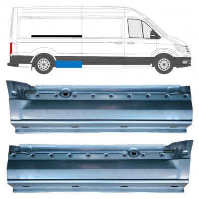 Reparaturni lim stražnjeg blatobrana za Volkswagen Crafter / MAN THE 2017- / LWB / Set 11600