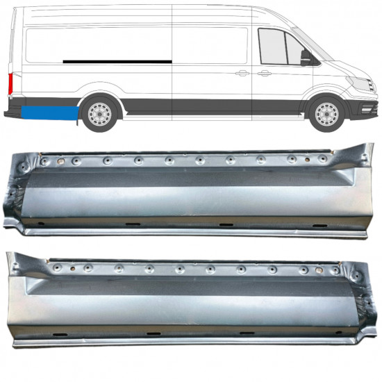 Reparaturni lim stražnjeg blatobrana za Volkswagen Crafter / MAN THE 2017- / XLWB / Set 11597