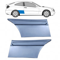 Reparaturni lim stražnjeg blatobrana za Mercedes CL203 2000-2008 / Lijevo+Desno / Set 9619