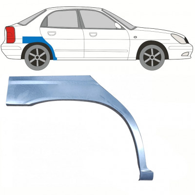 Reparaturni lim stražnjeg blatobrana za Daewoo Nubira 1997-2004 / Desno 8803