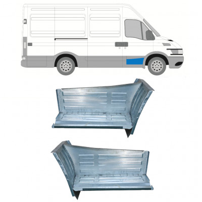 Reparaturni lim prednjeg stepenika za Iveco Daily 1999-2006 / Lijevo+Desno / Set 10607