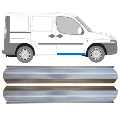 Lim praga prednjih vrata za Fiat Doblo 2001-2010 / Lijevo+Desno / Set 14622
