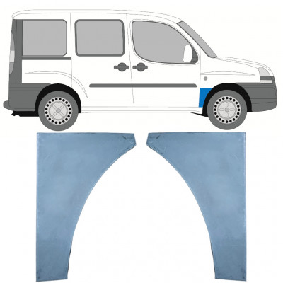 Reparaturni lim prednjeg blatobrana za Fiat Doblo 2001-2010 / Lijevo+Desno / Set 9739