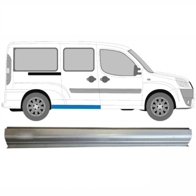 Stražnji lim praga za Fiat Doblo 2001-2010 / Lijeva = Desna (simetrična) 14623