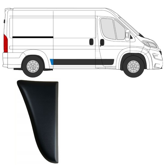 Bočna letvica stražnjeg blatobrana za Fiat Ducato 2018- / Desno 14802