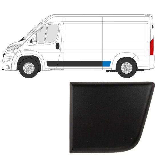 Bočna letvica stražnjeg blatobrana za Fiat Ducato 2018- / Lijevo 14805