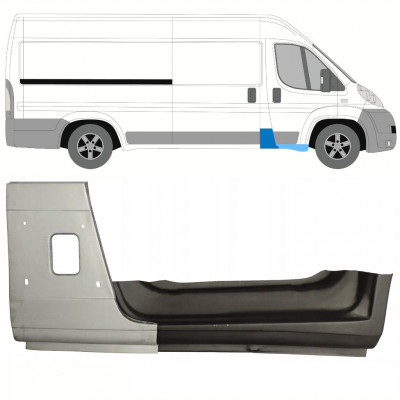 Lim stupa + lim praga za Fiat Ducato 2006- / Desno / Set 8742