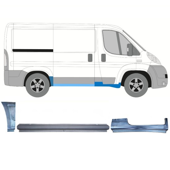 Set reparaturnih dijelova za Fiat Ducato 2006-2014 / Desno / 14810 Set reparaturnih dijelova za Fiat Ducato 2006-2014 / Desno / 14810