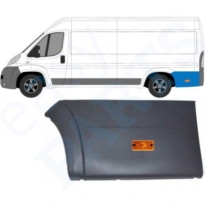 Stražnja bočna letvica sa svjetlom za Fiat Ducato 2006- / LWB / Lijevo /  10681