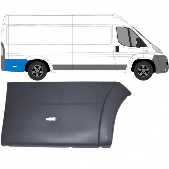 Stražnja bočna letvica za Fiat Ducato 2006- / XLWB / Desno 6556