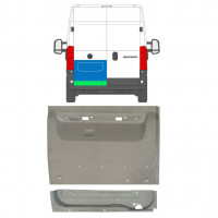 Reparaturni lim stražnjih vrata za Fiat Ducato 2006- / Lijevo / Set 11681 Reparaturni lim stražnjih vrata za Fiat Ducato 2006- / Lijevo / Set 11681