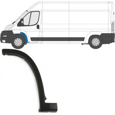 Bočna letvica prednjeg blatobrana za Fiat Ducato 2006- / Lijevo 6535
