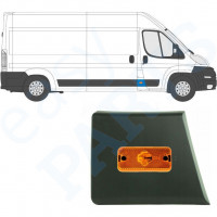Bočna obloga prednjeg stupa sa svjetlom za Fiat Ducato 2006- / Desno /  10678