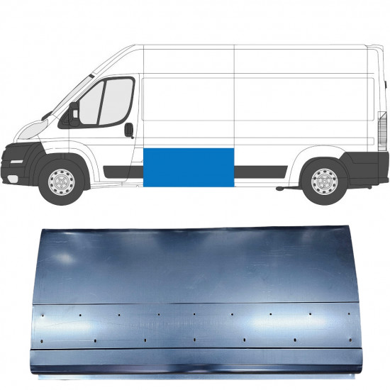 Visoki reparaturni lim boka za Fiat Ducato 2006- / Lijeva = Desna (simetrična) 6526