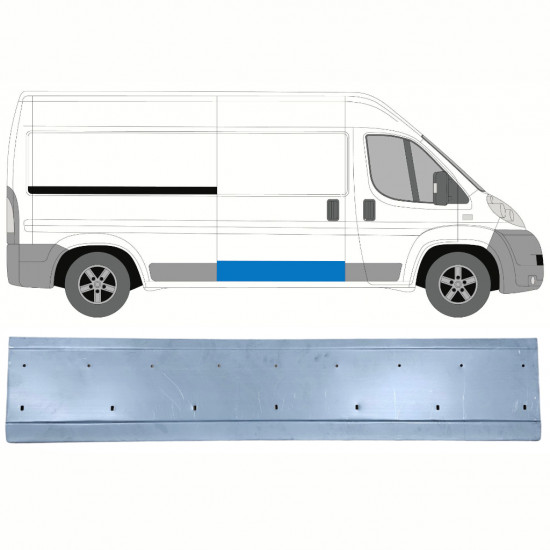 Reparaturni lim kliznih vrata za Fiat Ducato 2006- / Desno 10964