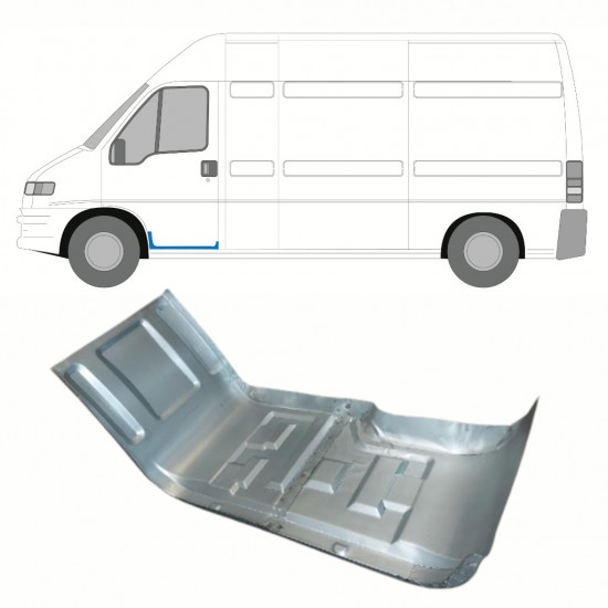 Reparaturni lim prednjeg stepenika za Fiat Ducato Boxer Jumper 1994-2006 / Lijevo 8767