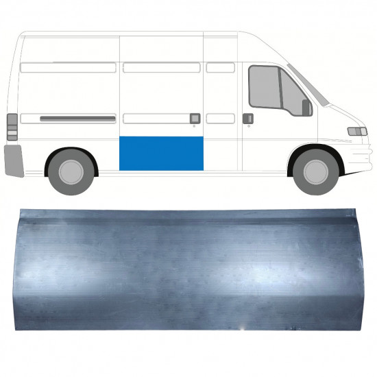 Reparaturni lim kliznih vrata za Fiat Ducato Boxer Relay 1994-2006 / Lijeva = Desna (simetrična) 5759