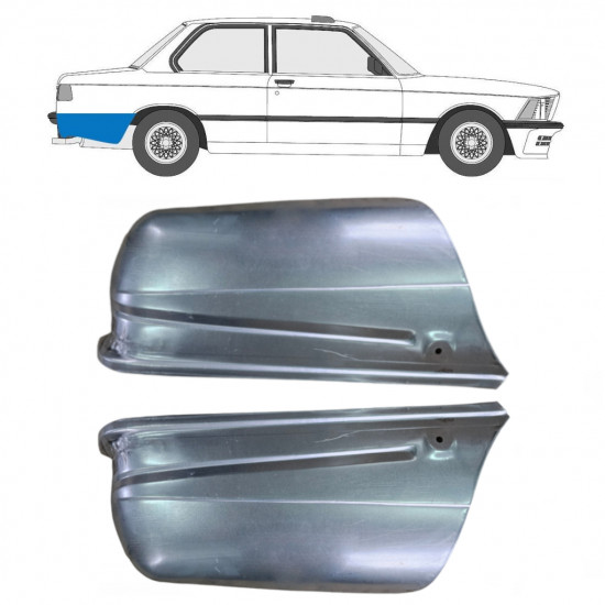 Reparaturni lim stražnjeg blatobrana za BMW 3 E21 1975-1984 / Lijevo+Desno / Set 10275