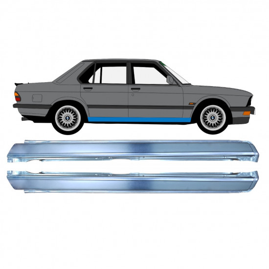 Lim praga za BMW 5 E28 1981-1987 / Lijevo+Desno / Set 9498