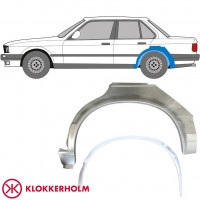 Unutarnji + vanjski reparaturni lim stražnjeg blatobrana za BMW 3 E30 1982-1987 / Lijevo / Set 10858