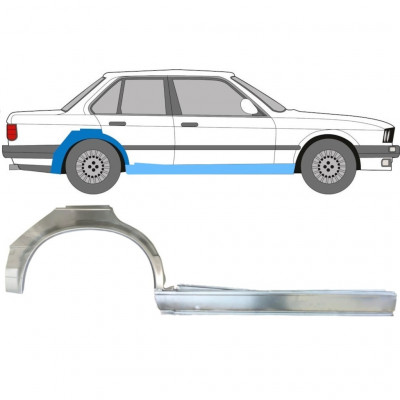 Lim praga + stražnjeg blatobrana za BMW 3 E30 1982-1987 / Desno / Set 11237