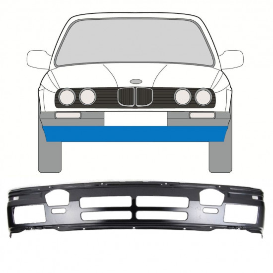 Unutarnji prednji reparaturni lim za BMW 3 E30 1982-1985 11553