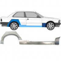 Lim praga + prednjeg i stražnjeg blatobrana za BMW 3 E30 1987-1994 / Desno 11511