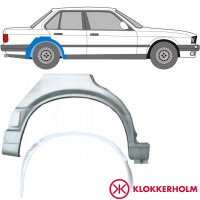 Unutarnji + vanjski reparaturni lim stražnjeg blatobrana za BMW 3 E30 1987-1994 / Desno / Set 10860