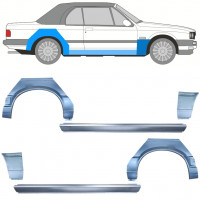 Lim praga + prednjeg i stražnjeg blatobrana za BMW 3 E30 1987-1994 CABRIO / Set 12576