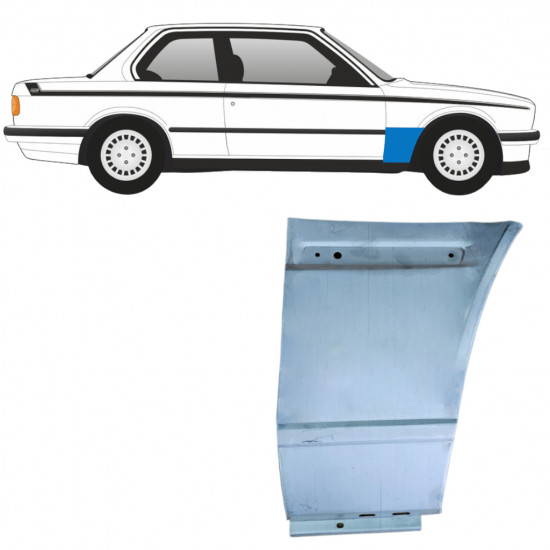 Reparaturni lim prednjeg blatobrana za BMW 3 E30 1982-1994 / Desno 11481