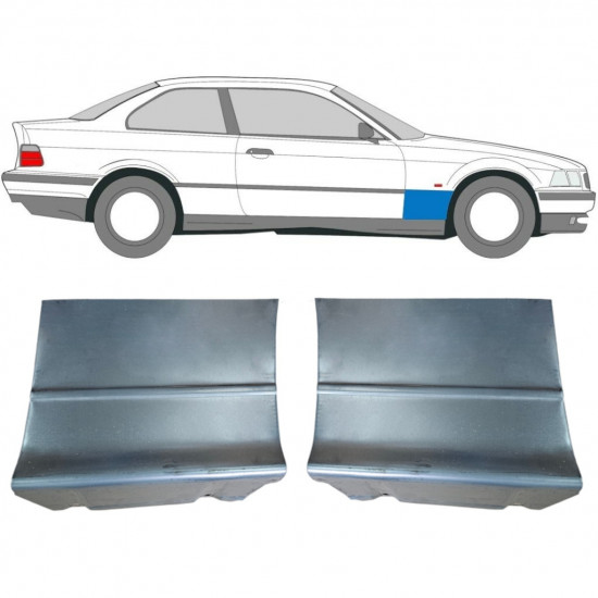 Reparaturni lim prednjeg blatobrana za BMW E36 3 1990-2000 / Lijevo+Desno / COUPE / Set 6209