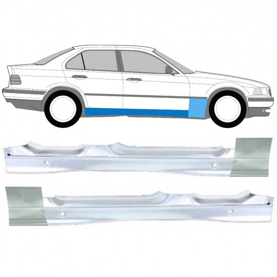 Lim praga + prednjeg blatobrana za BMW 3 E36 1990-2000 / Set 11207