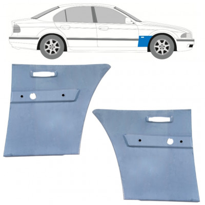 Reparaturni lim prednjeg blatobrana za BMW 5 E39 1996-2004 / Lijevo+Desno / Set 9829