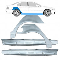 Lim praga + stražnjeg blatobrana za BMW E46 3 1998-2005 / Set 11260