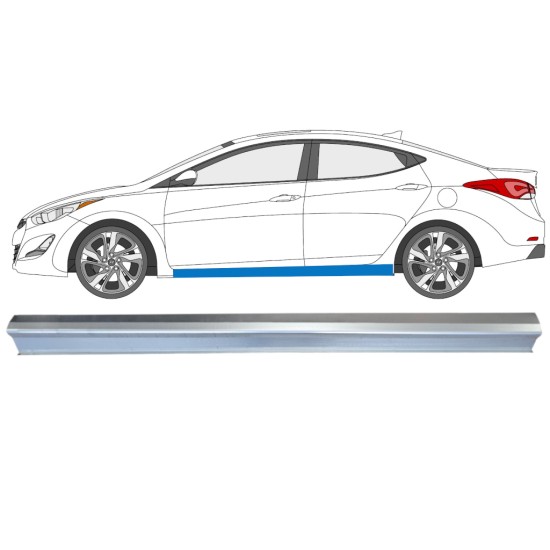 Lim praga za Hyundai Elantra 2010-2015 / Lijevo 14935