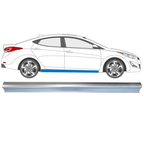 Lim praga za Hyundai Elantra 2010-2015 / Desno 14933 Lim praga za Hyundai Elantra 2010-2015 / Desno 14933
