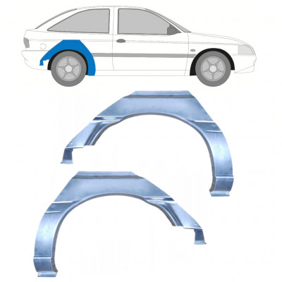Reparaturni lim stražnjeg blatobrana za Ford Escort 1995-2000 / Lijevo+Desno / Set 9969