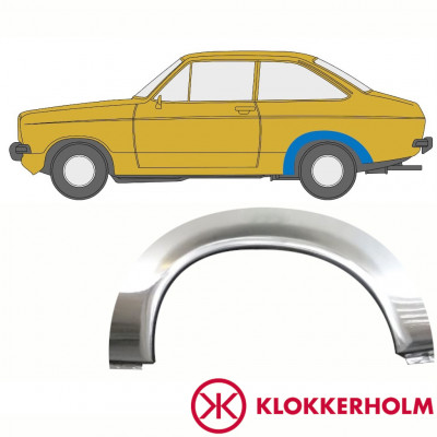 Reparaturni lim stražnjeg blatobrana za Ford Escort 1974-1980 / Lijevo 10731