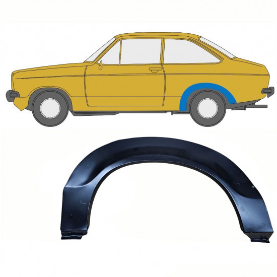 Reparaturni lim stražnjeg blatobrana za Ford Escort 1974-1980 / Lijevo 10731